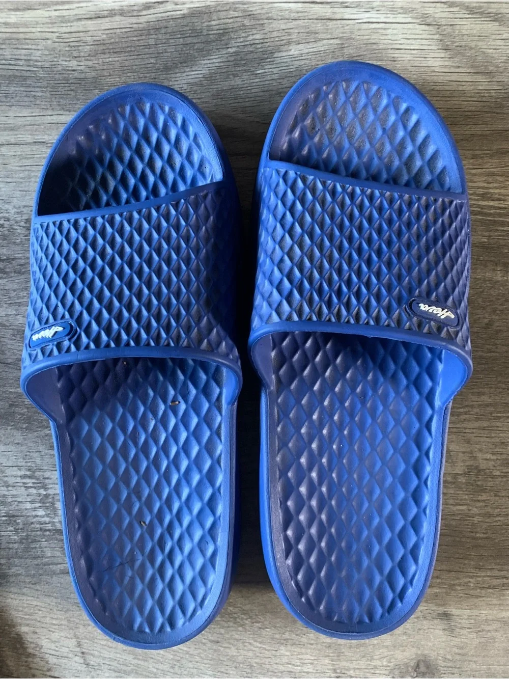 Men’s Royal Blue Bath Beach Slides Slippers Size 10